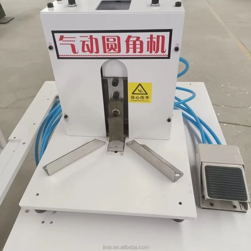 Compact Pneumatic Photo Frame and Medium Density Fiberboard Rounded- Corner Machine Radius 20mm