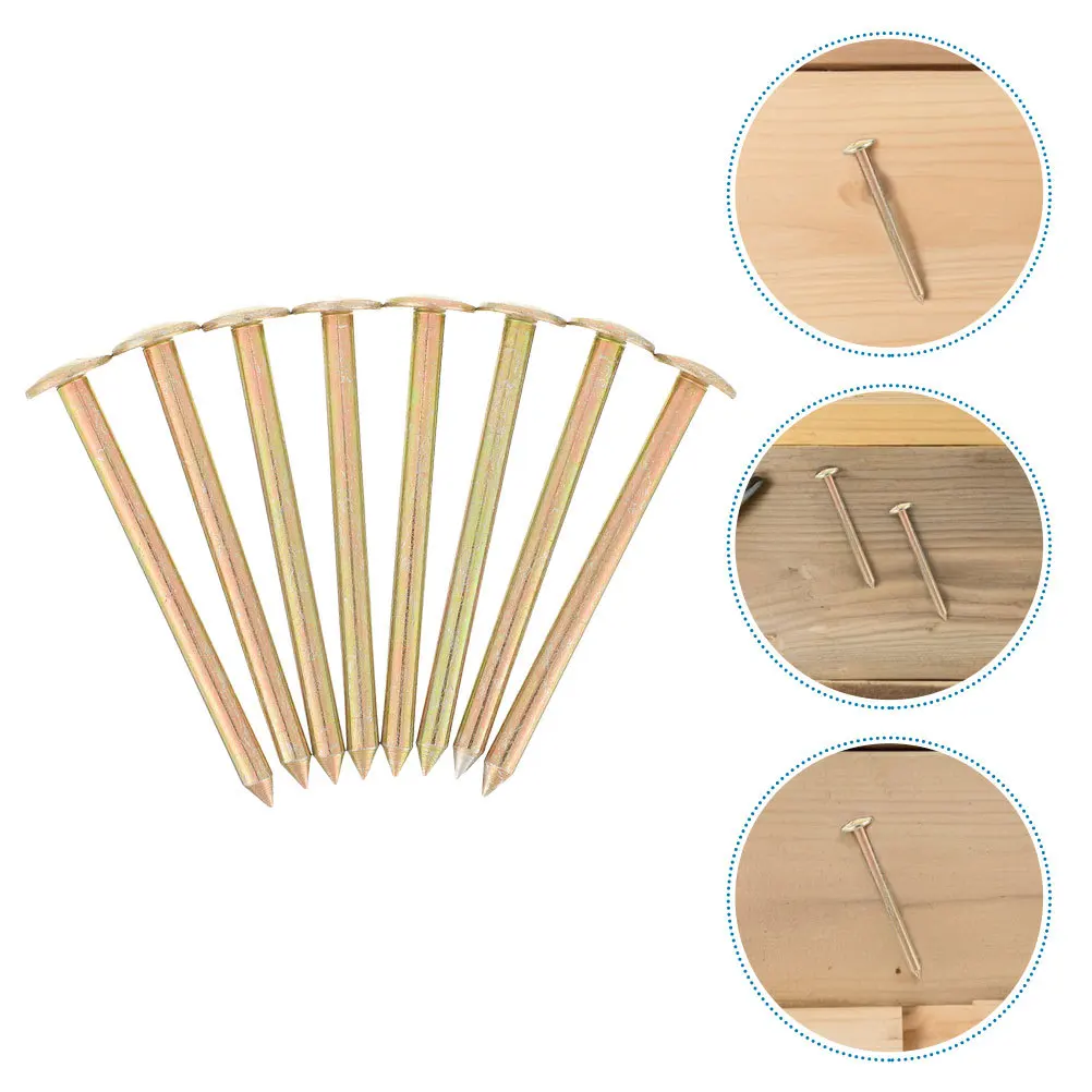 

10Pcs Measurement Nails High Precision Survey Spikes for Level Marking Reusable Outdoor Stakes Glaze Nails
