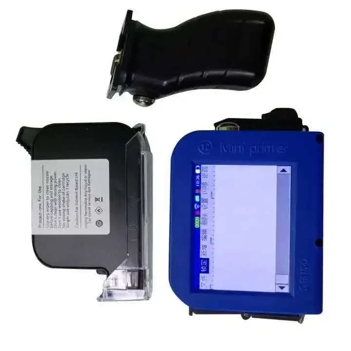 Smart Handheld Mini Print Date Coding Machine Automatic Small Printer for Production Date on Bottle Caps Plastic Bags