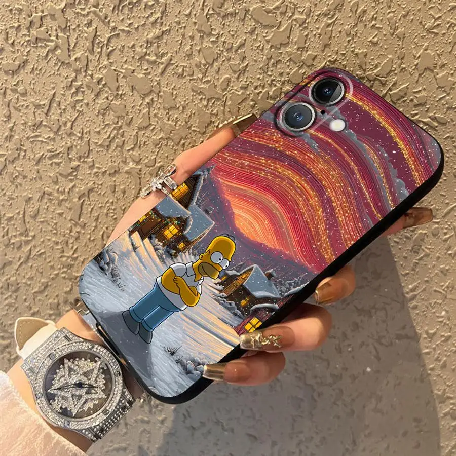 Homers Marge S-Simpsons Case for Apple iPhone 17 18 Pro Max 11 15 Plus 14 7 8 Air 16 13 Mini 17e 16e 18 XS XR 12 Phone Cover view 5