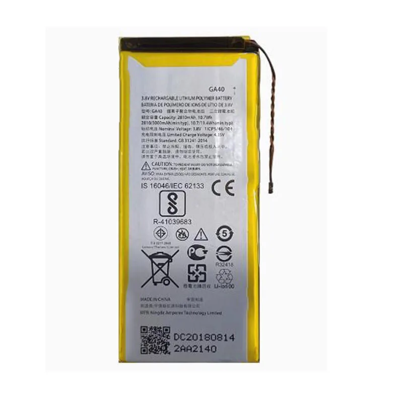 G4 Plus Battery For Motorola MOTO G4 Plus T1625 XT1622 XT1644 GA40 Smart Phone Batteria