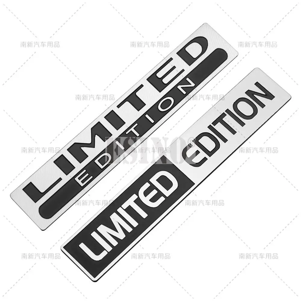 3D Limited Edition Special Edition Car Trunk Aluminium Badge Emblem Fender Rear Body Tailgate Accessories Adhesive Styling Badge