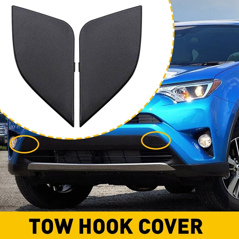 Car Front Bumper Towing Hook Eye Cover Cap For Toyota RAV4 2016 2017 2018 532850R080,532860R080