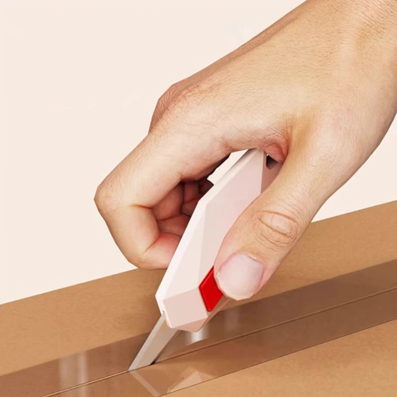 فتاحة صندوق، سكين فني منزلي، سكين شفط مغناطيسي أوتوماتيكي مضاد للالتصاق، متين وصغير الحجم #4