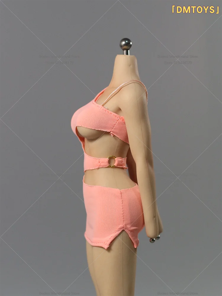 متوفر DMTOYS 1/6 مقياس أنثى الجندي مثير الحمالات الجوف خارج الورك المعانقة فستان ل 12 بوصة عمل الشكل دمية الجسم