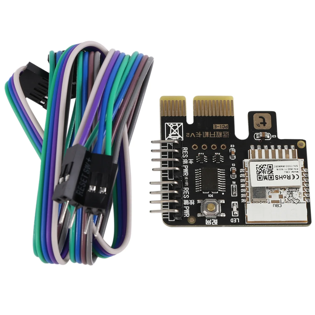 

A50Z- Tuya Wi-Fi переключатель сброса мощности компьютера PCIe карта для ПК настольный компьютер, пульт дистанционного управления через приложение, поддержка Google Home, мини-карта