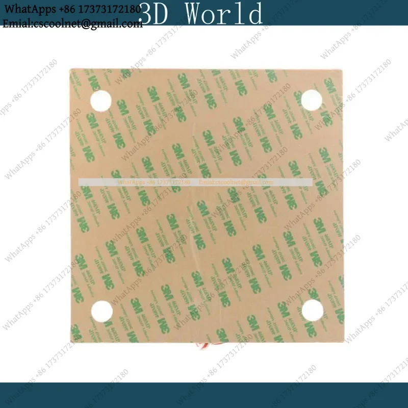 JS04 220x220mm 150°C Silicone Hot Bed Heater Pad Upgrade for VzBoT VZ235 Mellow 3D Printer
