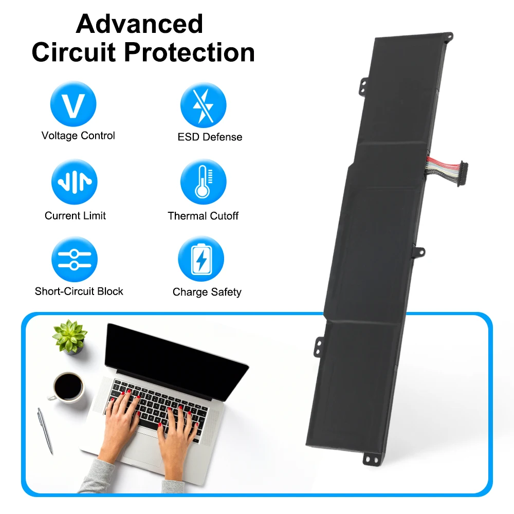 KingSener L18C3PF1 L18M3PF1 Laptop Battery For Lenovo Ideapad L340-15IRH L340-17IRH Gaming Series 5B10T04975 11.52V 45Wh