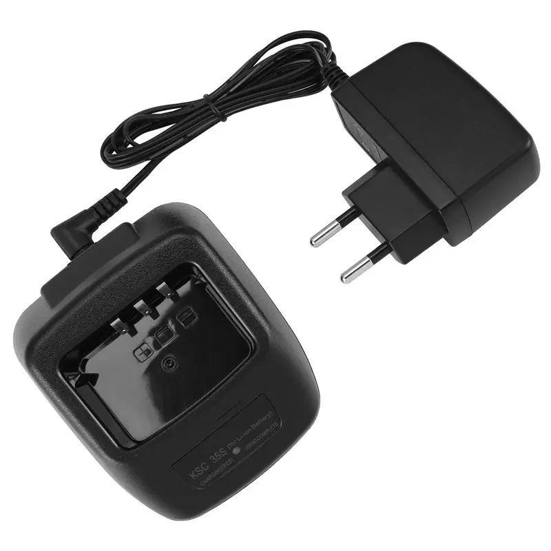 2026 New 2X KSC-35S Fast Dock Battery For KENWOOD TK-U100D U100 TK3000 Radio Interphone Intelligent EU PLUG