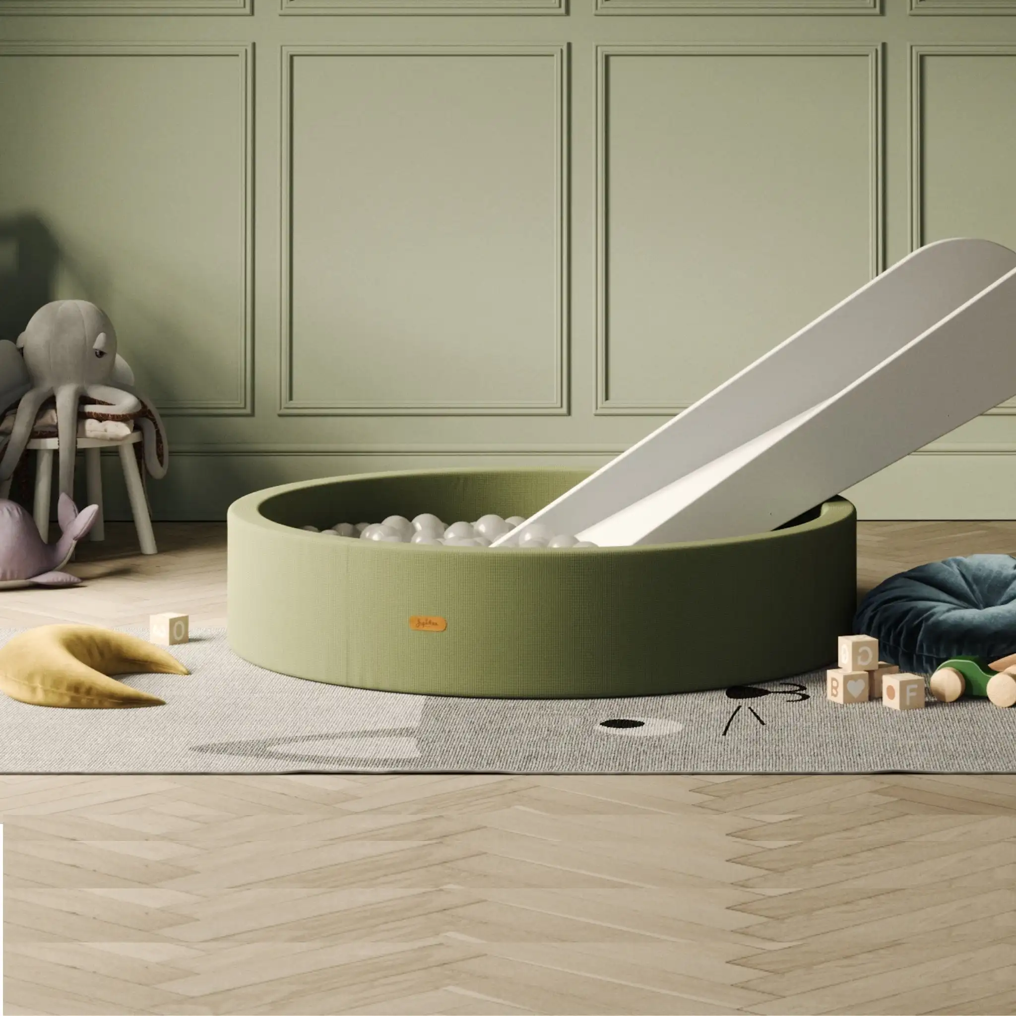 

DWF Durable Playground Ball Pit Round Kiddie Baby Playpen Ball Pool Bounce Ocean Ball Pool For Kids Indoor And Outdoor Game