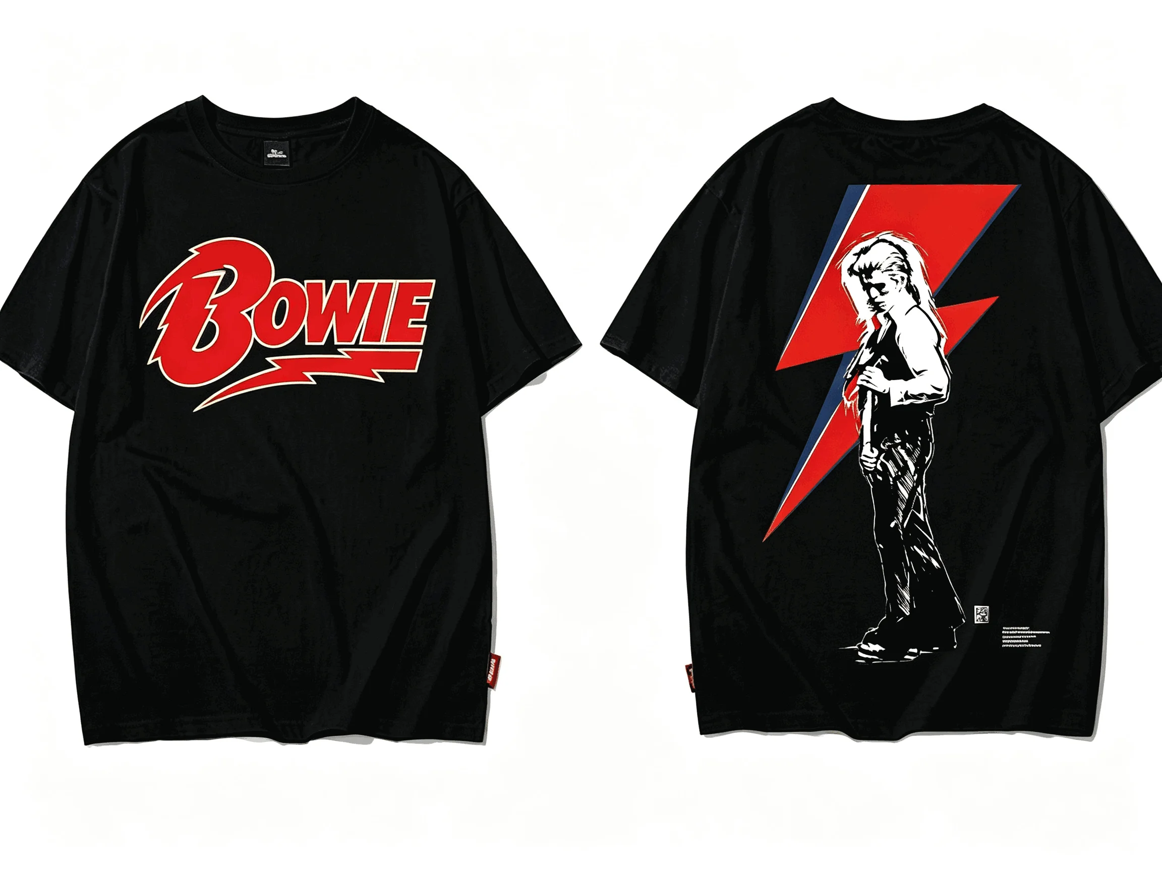 David Bowie Summer New Cotton Retro Unisex Casual Fashion T-shirt High Street Oversized Unisex Trendy Cotton Breathable soft tee