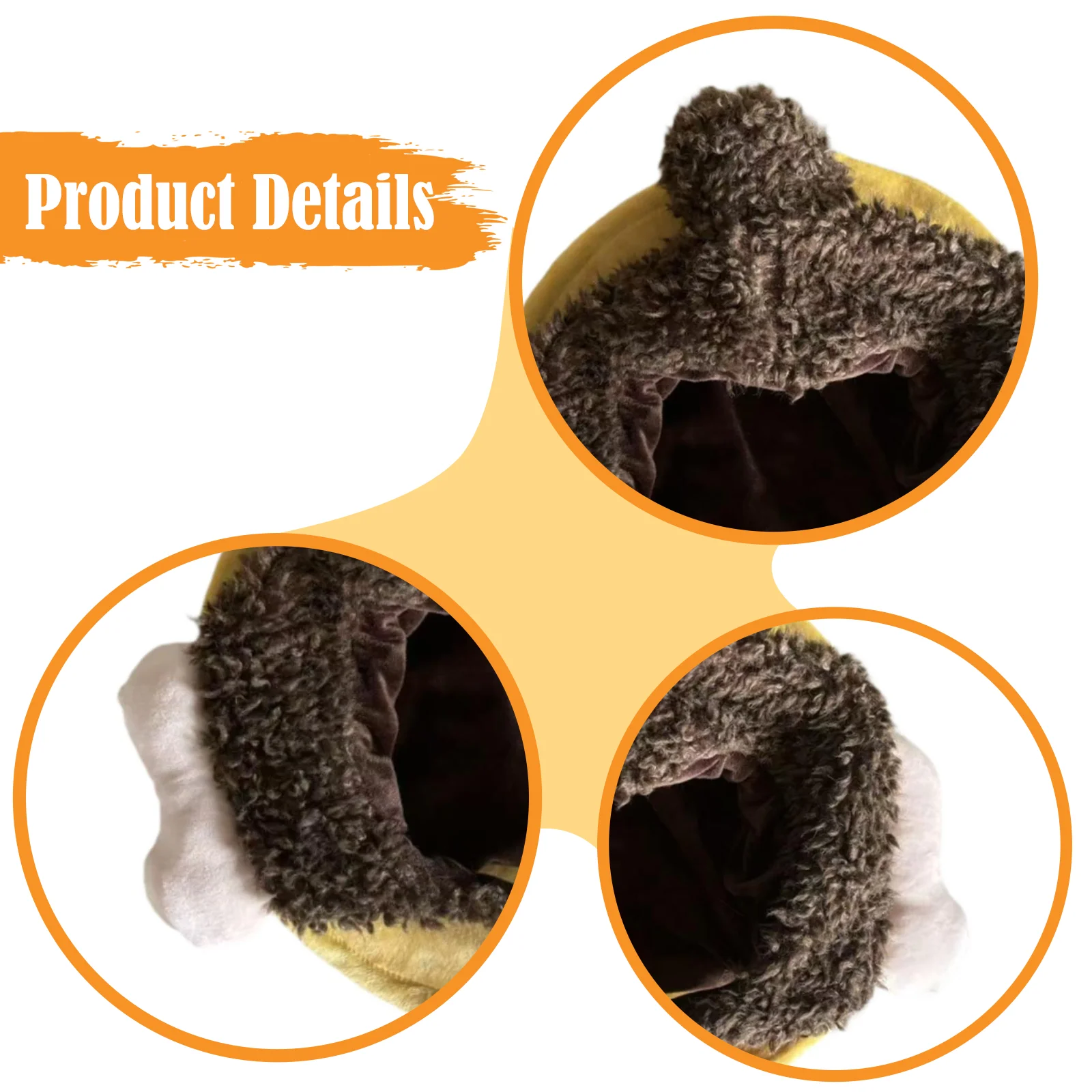 Chapeau tête de bouddha en peluche pour hommes et femmes, accessoire de Costume amusant avec son léger