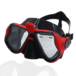 Maschera subacquea per Snorkeling professionale occhialini da nuoto subacquei Snorkel supporto per fotocamera per immersioni subacquee per GoPro