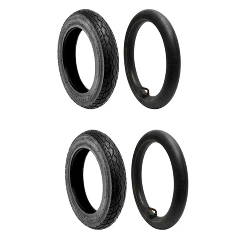 2 Set 12 1/2x2 1/4 Battery Car Tire 57 203 Electric Wheelchair Inner and Outer Tire 62 203 Pneumatic