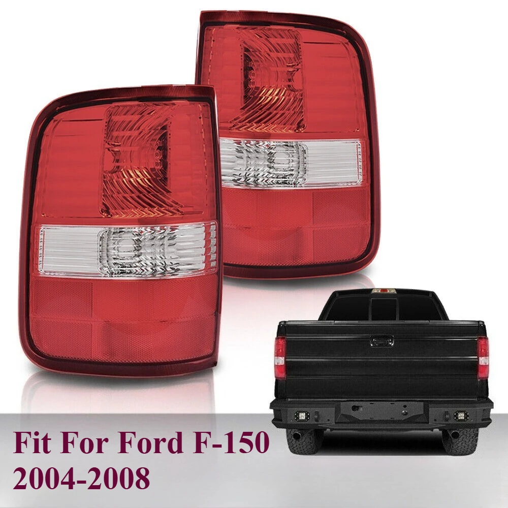 

Pair Tail Lights Fit For Ford F-150 2004-2008 Driver & Passenger Side Left+Right 5L3Z13404CA, 6L3Z13404BA, 5L3Z13405CA