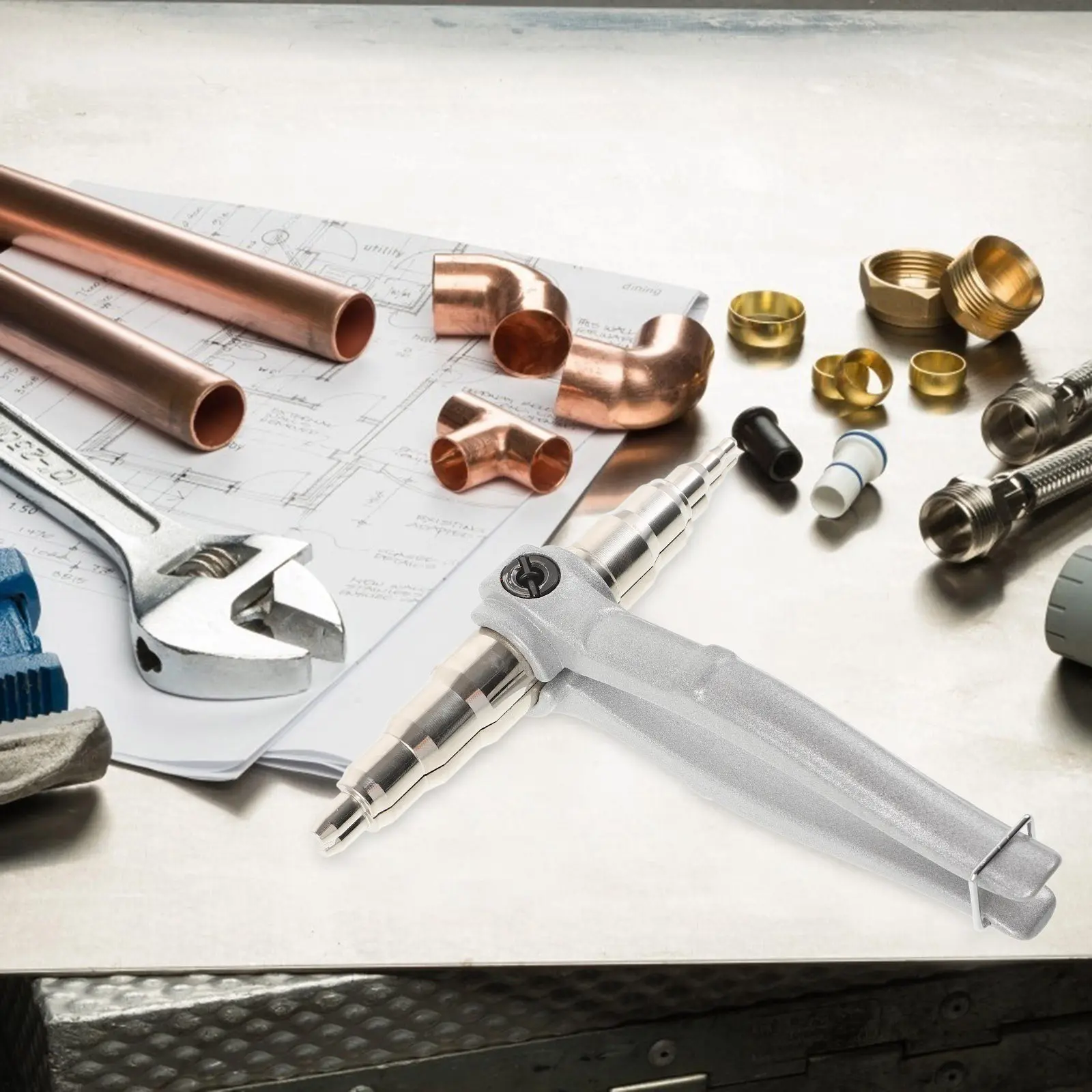 Copper Expander Manual Hvac Tube Swaging Tool Repairing Tool Convenient for Copper Air Conditioner Pipes Hvac Tools