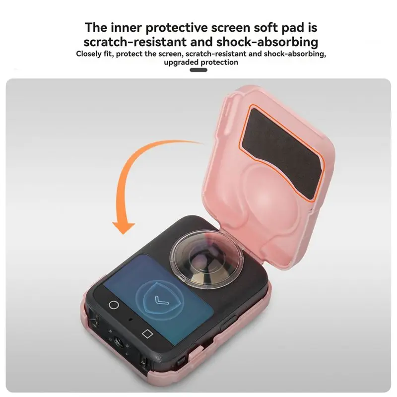 SUNNYLIFE Anti-Drop Lens Screen Cover For DJI OSMO 360 Camera- Half-Open Expansion Protective Case For DJI OSMO 360 Storage Box