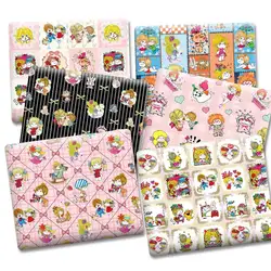 Cartoon DIY handmade sewing patchwork quilting baby dress home sheet 140cm printed sewing kids fabric