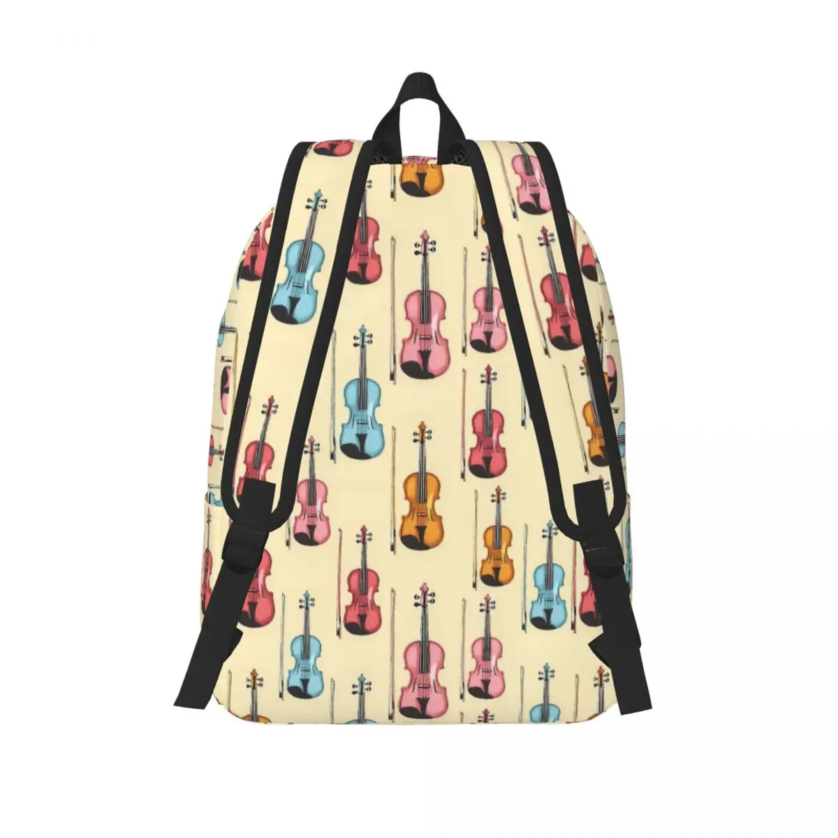 الملونة الكمان المائية الفن حقيبة ظهر الطالب حقيبة مدرسية المشي لمسافات طويلة السفر Daypack للبنين بنات موضة حقيبة الكتب حقائب الكتف