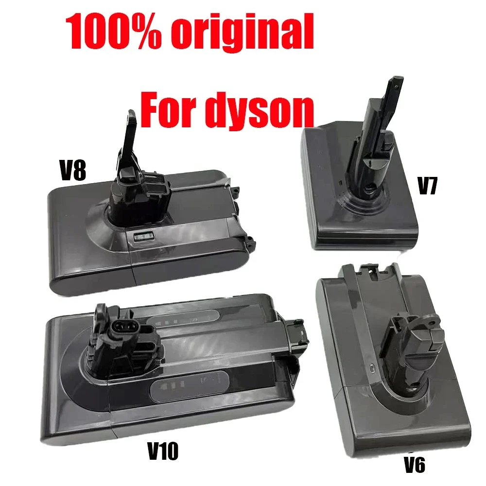 12800mAh For Dyson V6V7V8 Series SV07SV09SV10DC58DC31 Absolute Fluffy Animal Pro Bateria Vacuum Cleaner Rechargeable Battery