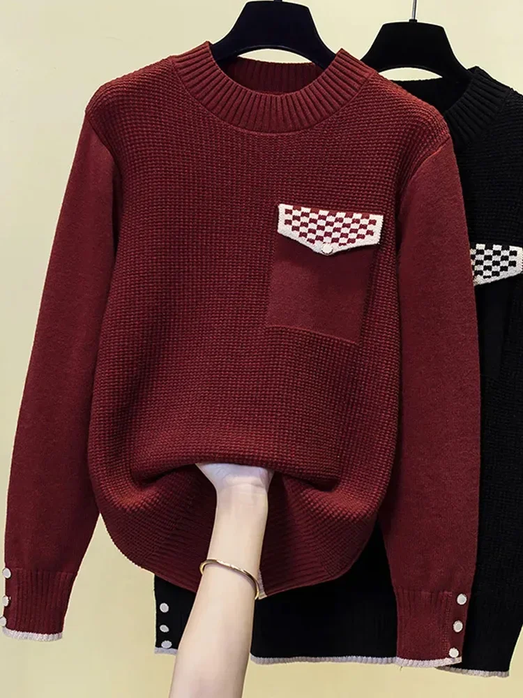 

Elegant Solid Basic Knitted Tops Women Turtlneck Sweater Long Sleeve Casual Slim Pullover Korean Fashion Simple Chic Clothes