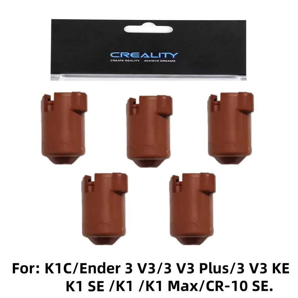 غطاء سيليكون لرأس التسخين Creality Ender 3 V3 KE، غطاء عازل للحرارة لرأس التسخين لـ Ender 3 V3 Plus/V3 KE/K1C/K1 SE/K1