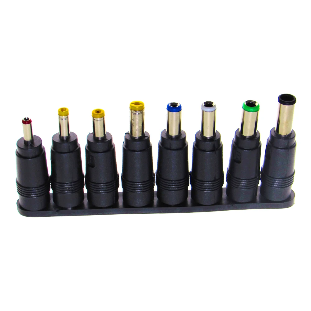 34PCS 8PCS Universal Power Adapter Supply Tips Connector 5.5mmx2.1mm DC AC Kits for Lenovo Thinkpad Laptop Power Plug Jack Sets