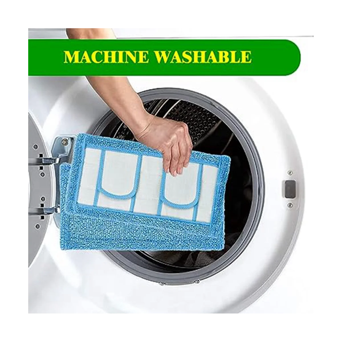 Сменная ткань для швабры, подходит для сменной ткани для швабры для влажной и сухой уборки, аксессуары с ремешком двойного назначения, горячие детали