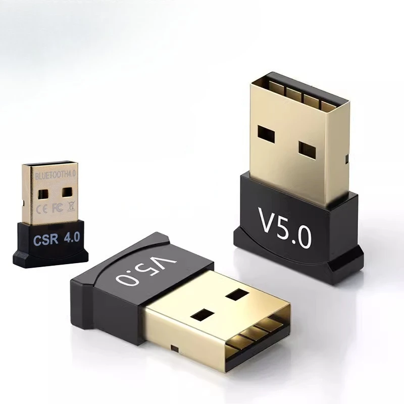 2PCS USB Bluetooth Adapter 5.1 5.0 4.0 Driver-Free Wireless Bluetooth Receiver for Desktop PC Computer Audio Transfer