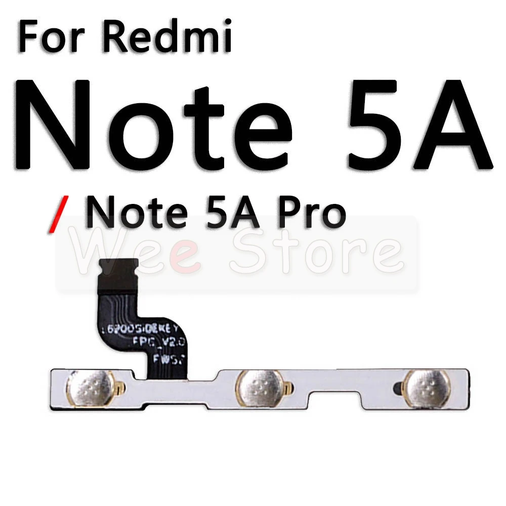 Bouton Muet pour Xiaomi Redmi Note 4 5 6 4A 4x 5A SnapPlus Pro, Pièces de Téléphone