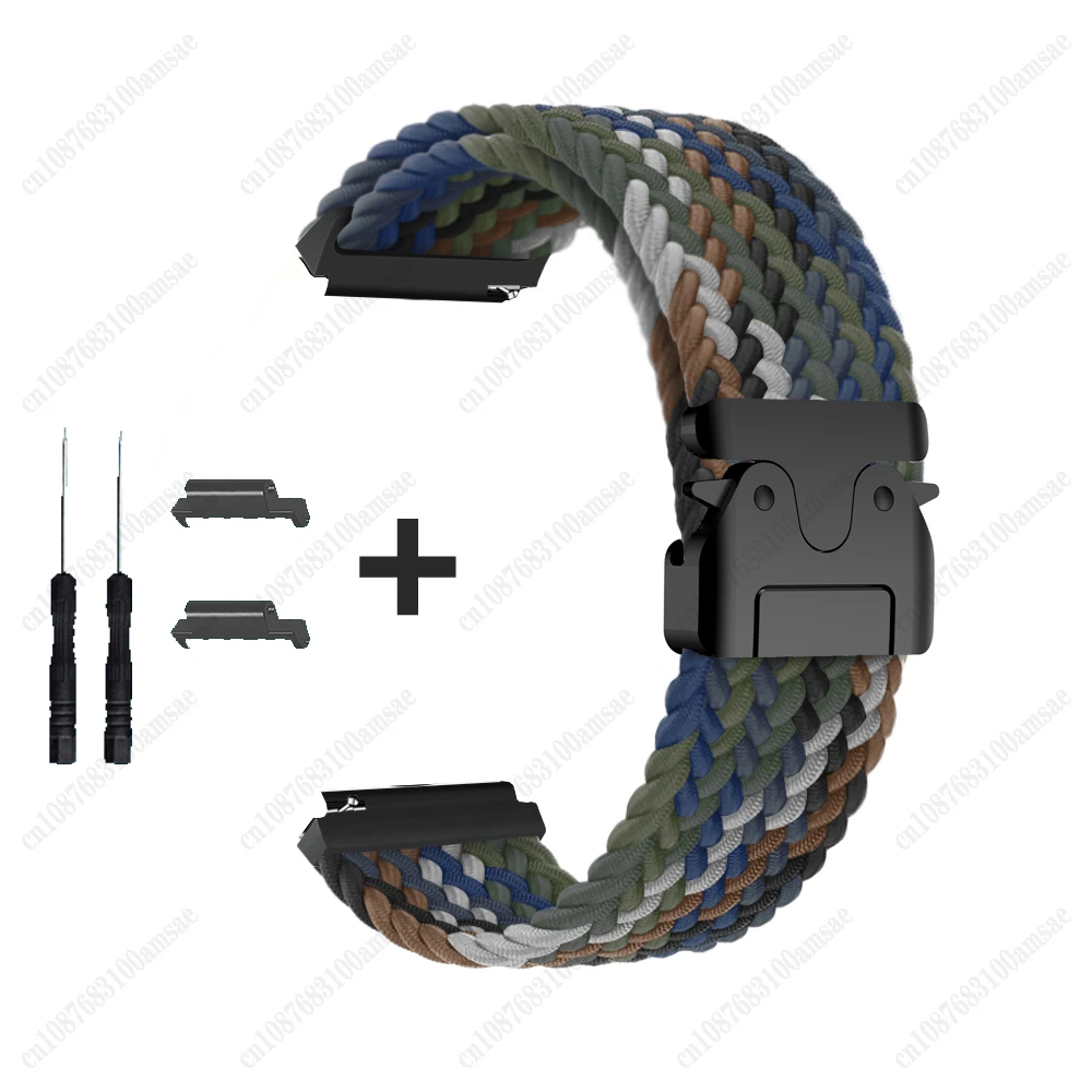 النايلون الفرقة سوار ل Garmin Forerunner 235 220 230 620 630 735XT قابل للتعديل مطاطا استبدال معصمه الملحقات