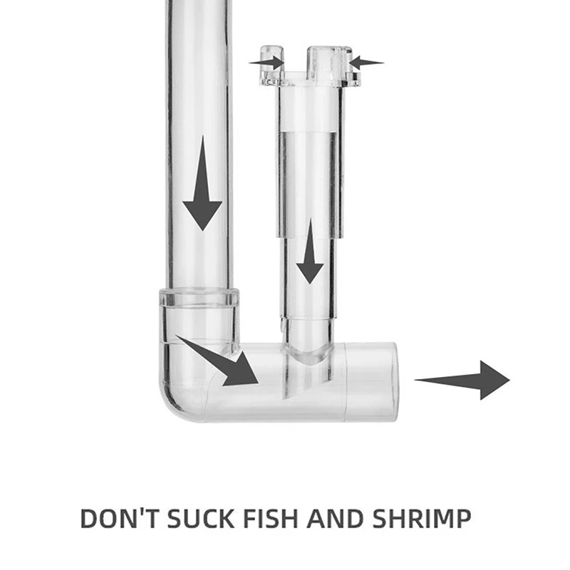 Aquarium Lily Pipe Outflow Outlet Skimmer Accessories, Filter For Fishbowls And Fish Tanks, And Aquarium Decoration