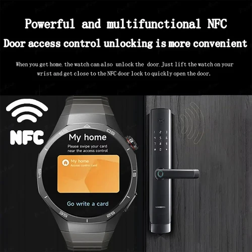 Imagen 2 del producto GT 5 Pro 2025 nuevo reloj inteligente para hombres 466*466 pantalla HD 24h monitoreo de la presión arterial hombres mujeres NFC GPS deportes al aire libre Smartwatch