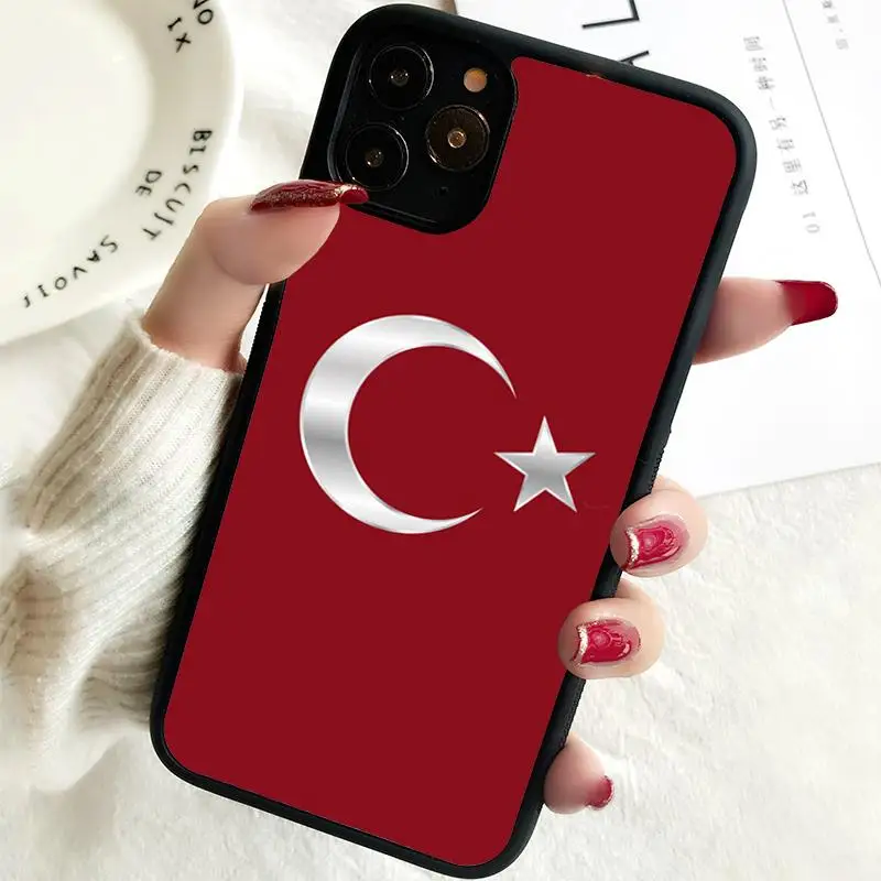 5 5S SE 2020 Phone Cover Case for iPhone 6 6S 7 8 PLUS X XS XR 11 12 13 MINI 14 PRO MAX Rubber Silicone  turkey turkish flag