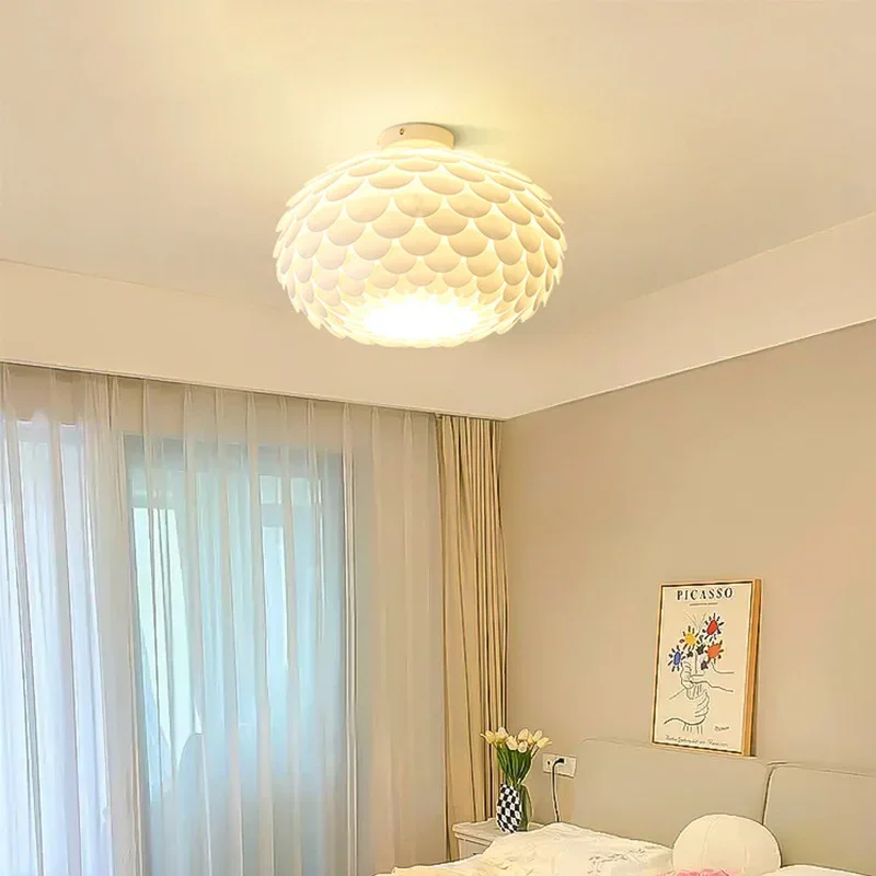 

Nordic Cream Style Ceiling Light Originality Luxury Cloud Children's Bedroom Ceiling Light Simple Indoor Lighting Lampara FYCL