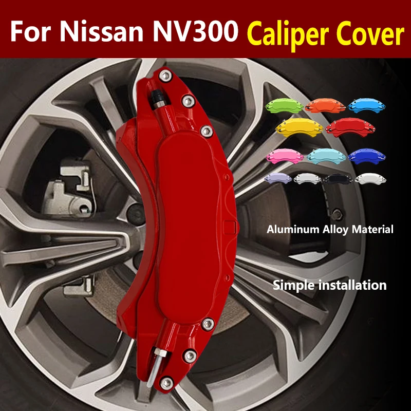 Couvercle d'étrier de frein de voiture en alliage d'aluminium métallique pour Nissan NV300 Combi Camper Van 2016 2020