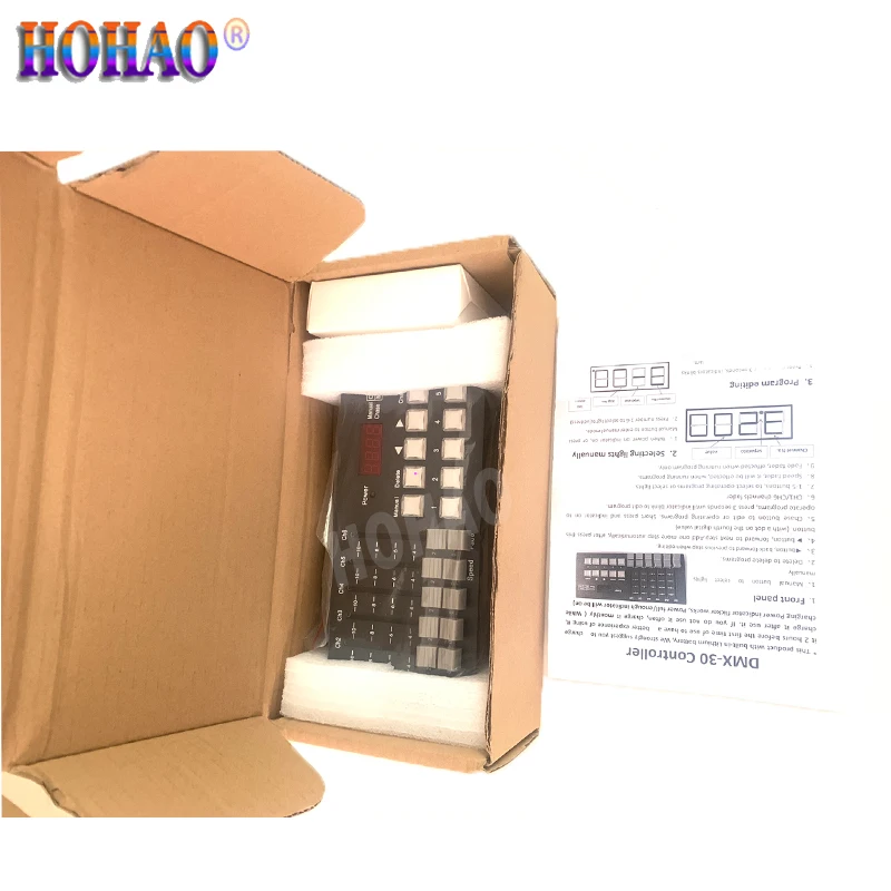 Imagem -06 - Hohao-mini Stage Lighting Console Controlador para Festa Home Ktv Etc Preço de Atacado de Fábrica Xzj30 Dmx512 30ch