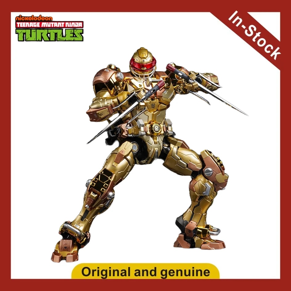 

【UA】HEATBOYS MechaHeat Alloy Mecha TMNT Raphael Golden Edition Action Figure Model Toy Gift