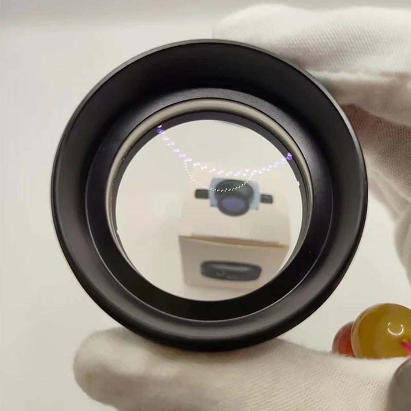 WD165 0.5X WD120 0.7X 三眼実体顕微鏡補助対物レンズバーローレンズ 48 ミリメートルスレッド光学ガラスレンズ