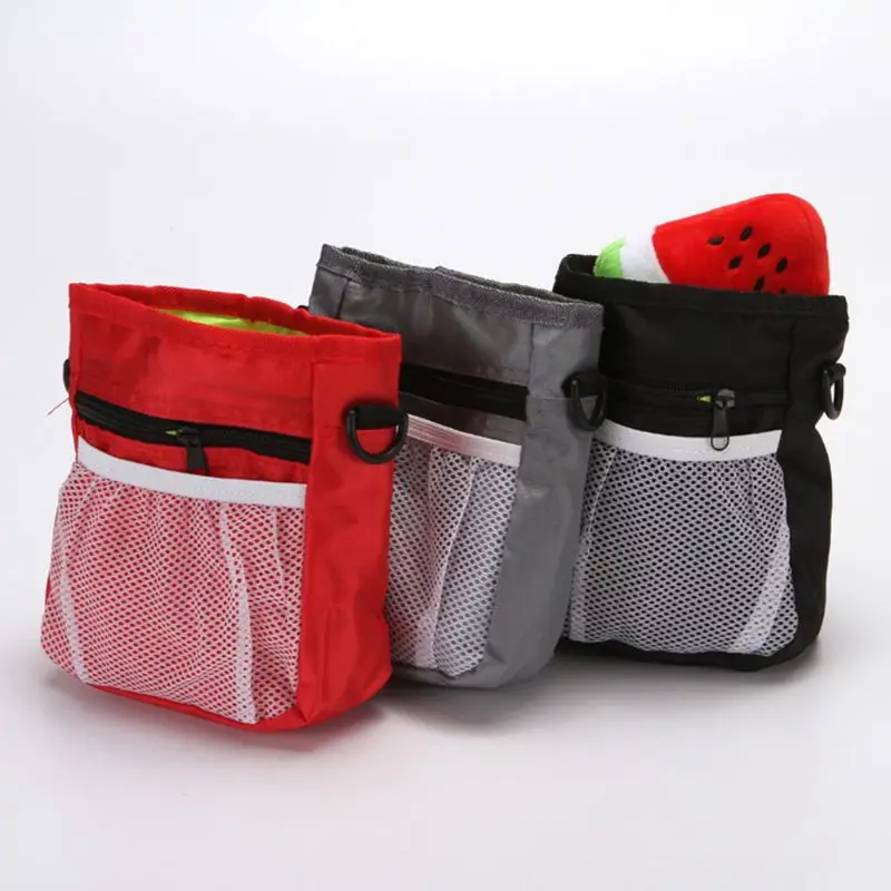 Detachable Pet Training Treat Bag Dog Feed Pocket Waist Shoulder Bag