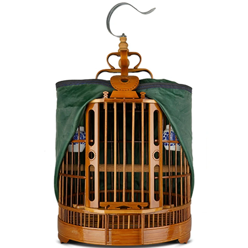 Outdoor Budgie Bird Cage Canary Wooden Big Size Breeding Parakeet Bird Cage Parrot Carrying Feeder Jaula Habitat Decorations