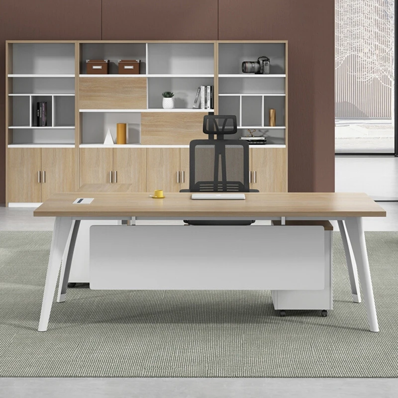 Mesa De trabajo moderna para Oficina, consola De lujo para reuniones, portátil, Escritorio, Muebles