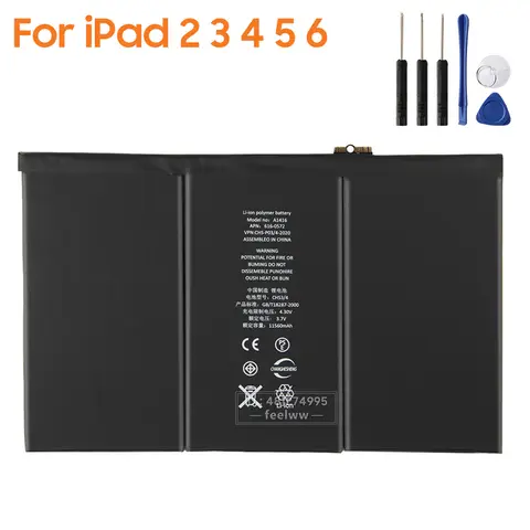 New Replacement Battery A1376 For iPad 2 A1395 A1416 A1458 For iPad 3 4 A1474 A1475 A1484 For iPad 5 Ipad Air A1547 For iPad 6