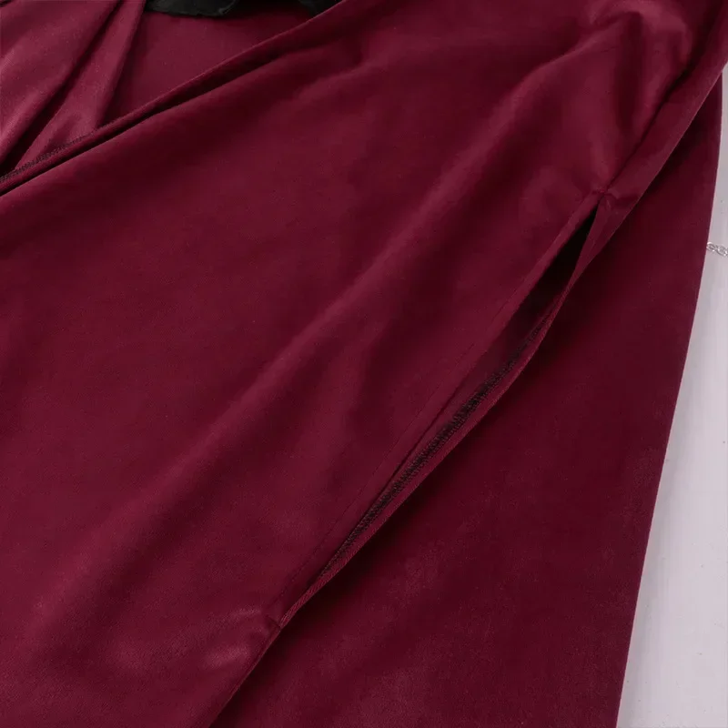 เสื้อคลุมมีฮู้ดแบบซิป แต่งปกขนยาว สไตล์นีโอ-มีเดียเวลล์ พังก์ สตีม