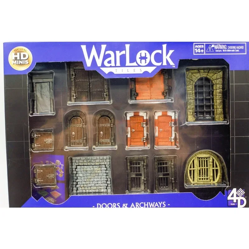 Warlock Tiles Wizkidz Miniature Doors Archways Kitchen Furniture Scene Series Model Board Games Toys Collect Ornaments