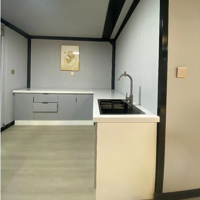 مبيعات المصنع فيلا جاهزة 40ft عالية الجودة مع 2 غرفة نوم متنقلة منزل صغير قابل للتوسيع