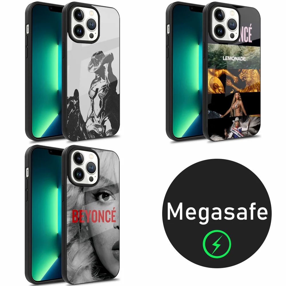 

Singer B-Beyonce Phone Case For iPhone 16,15,14,13,12,11,Plus,Pro,Max Mini Magsafe Magnetic Wireless Charging