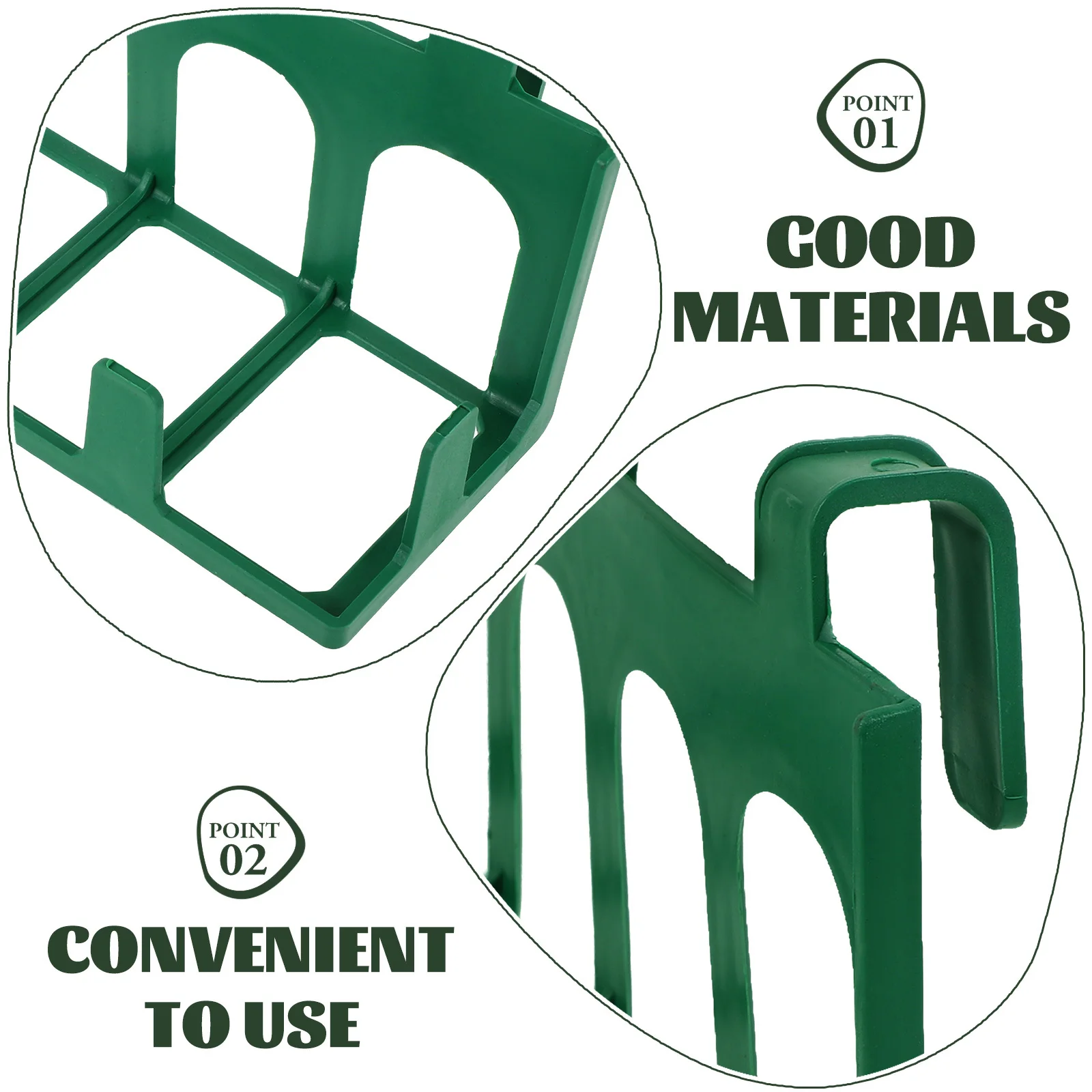 

2Pcs Multi Functional Flower Stand Plastic Hanging Basket Wedding Conference Floral Table Centerpiece Holder