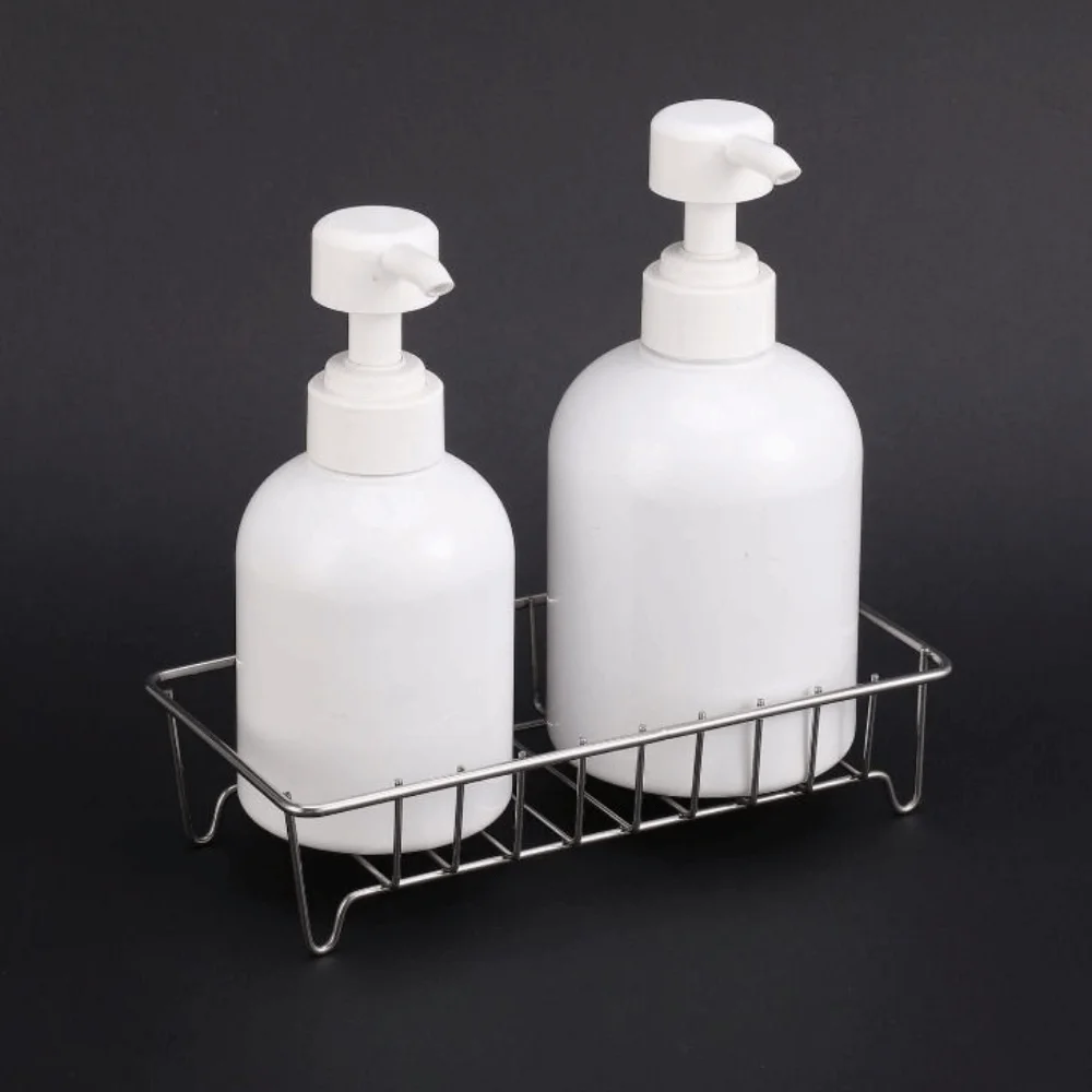 

Modern Bathroom Storage Rack Space Saving Waterproof Kitchen Storage Stand Hollow Out Household Soap Dish Holder Home Supplies
