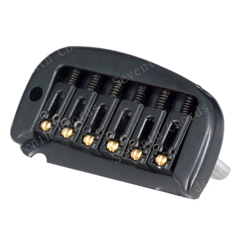 Für E-Gitarren-Zubehörteile Chorme Black Gold Wählen Sie ein Set 6-saitiges Tremolo-Brückensystem – Detail 11